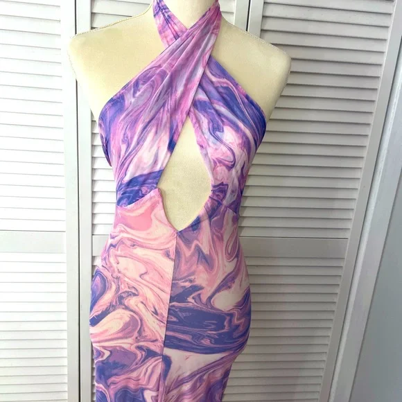 naked wardrobe | Dresses | Pink And Purple Naked Wardrobe Dress | Poshmark